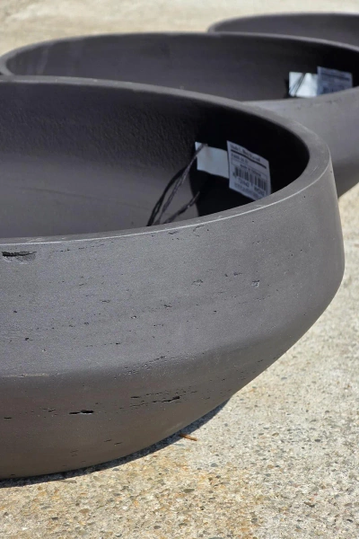Madu L 45/16 kamienna antracytowa misa na bonsai