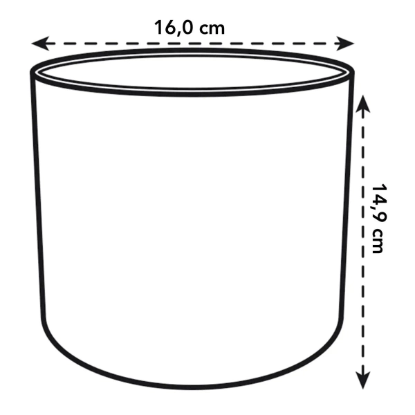 B. For Soft Round 16 cylindryczna osłonka zielona stone green