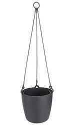 Brussels 18 doniczka wisząca antracytowa