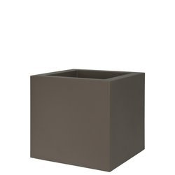 Kube 40x40/40 donica kwadratowa niska taupe