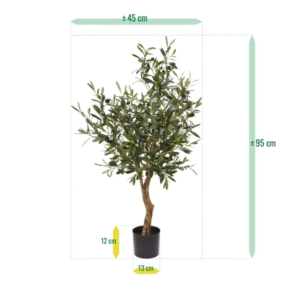 Sztuczna Oliwka 95 cm deluxe