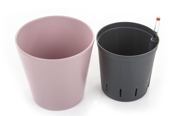 Zestaw do hydroponiki Leni 18/19 Vasa osłonka ceramiczna wrzosowa