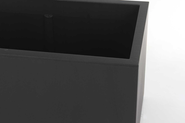 Kebe Casetta 100x40/40 donica prostokątna na kółkach antracytowa