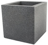 KUBE 30x30/30 doniczka kwadratowa niska granit