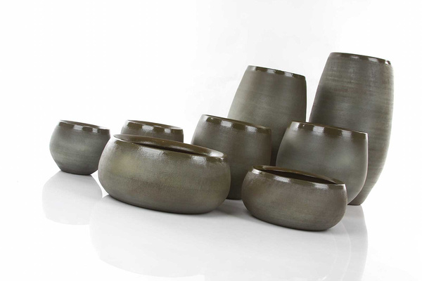 DOURO 16/13 cm zielona osłonka ceramiczna