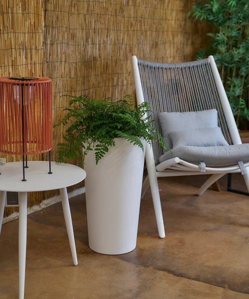 Tuit Raw 40/75 donica wysoka z wkładem biała