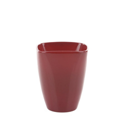 QUARTA ORCHID 13/17 ceramiczna doniczka do storczyków czerwona