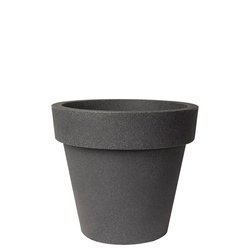 IKON 40/36 doniczka okrągła granitowa z rantem