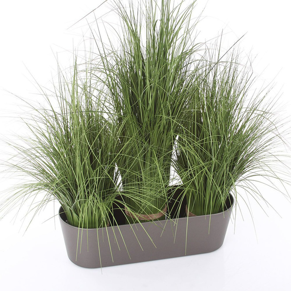 Flori 51x19/15 cm doniczka podłużna czarna