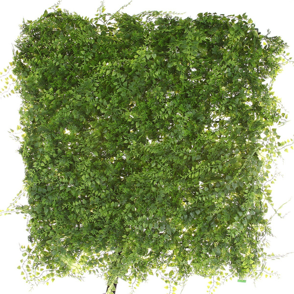 Sztuczna zielona ściana Mata Jałowiec Paproć Mix 50x50 UV wodoodporna