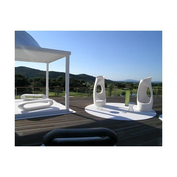 HOLLY ALL 89x92/200 donica siedzisko biała design Phillipe Starck