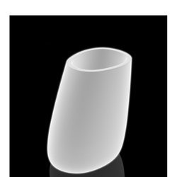 STONE VONDOM 61x46/70 designerska podświetlana donica kamień biała LED