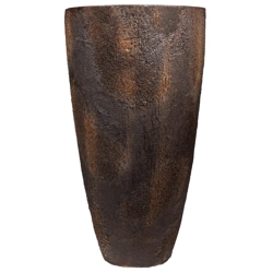 Hugo 68/126 donica XXL brązowa wysoka teksturowana oyster