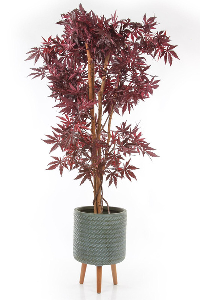 CORDA CYLINDER 30/46 osłonka na drewnianych nóżkach szara