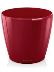 LECHUZA CLASSICO 35/33 donica czerwona z połyskiem scarlet red