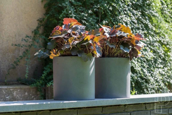 Max M 43/43 cylindryczna donica kamienna taupe