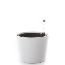 Zestaw do hydroponiki Leni 11/9 Vasa osłonka ceramiczna biała