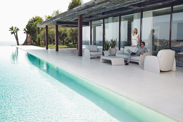 PEZZETTINA 50x50/50 biała donica designerska