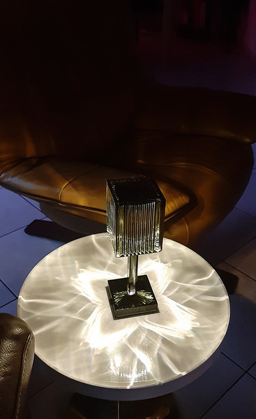 Lampa GATSBY 24,5 cm kwadratowa czarna