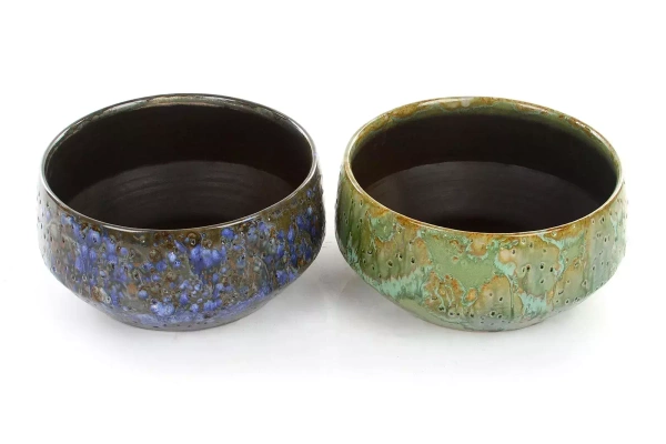 Harris Bowl 32/15 misa szkliwiona tekstura niebiesko-szaro-brązowa