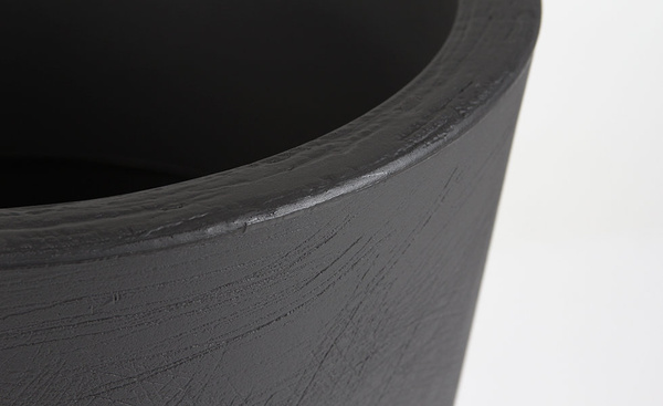 LISCIO SIENA 27/40 doniczka antracytowa