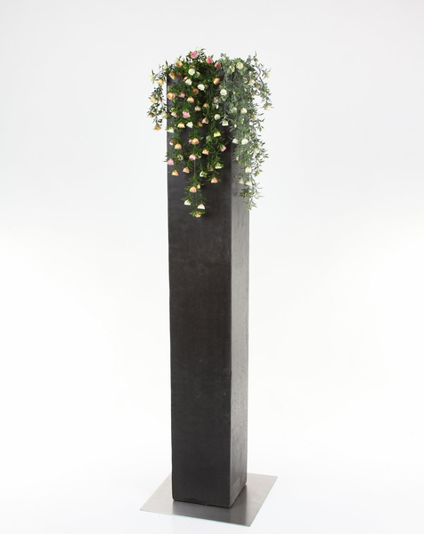 Sztuczna Róża pnącze 75 cm kwiaty kremowe