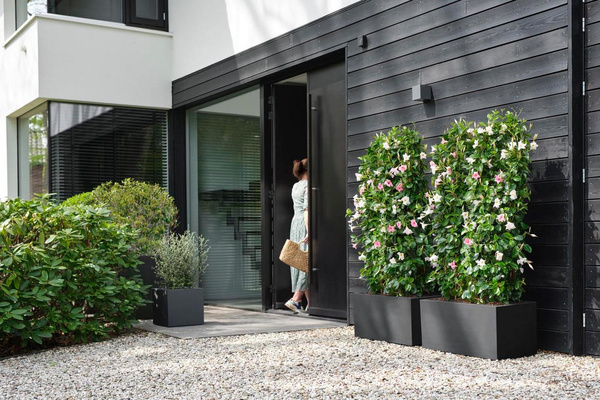 VIVO NEXT SQUARE 30x30/30 czarna donica kwadratowa