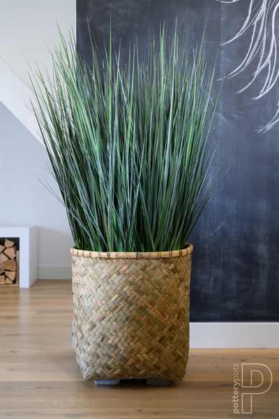 Zayn L 63/69 duża donica bambusowa naturalna