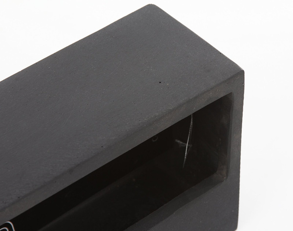 Balcony Low Wally XS 40x15/9,5 kamienna doniczka czarna na ścianę