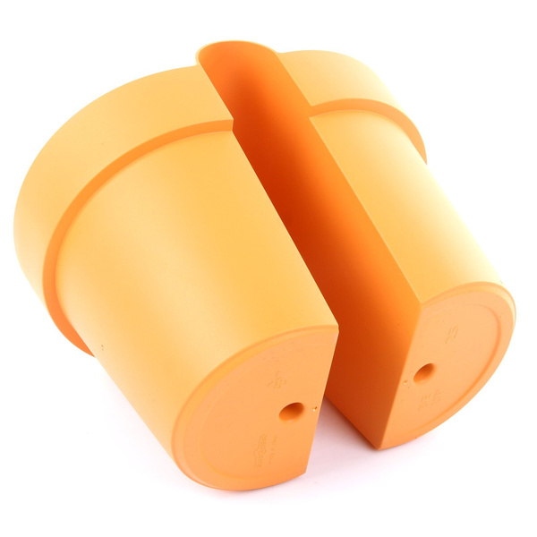 BE-UP 33x25/25 cm doniczka dwustronna na poręcz oliwka