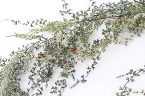 Sztuczny Modrzew oszroniony girlanda pnącze 190 cm