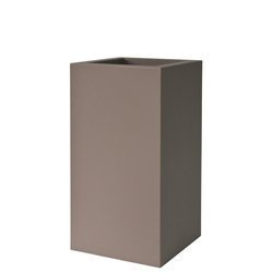 KUBE HIGH 40x40/70 donica kwadratowa wysoka taupe