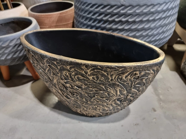 Arthur Oval 41x20/26 owalna złota osłonka ceramiczna