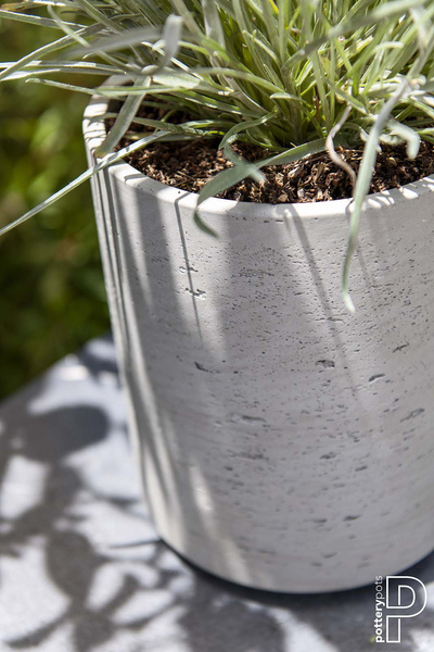 SUZI S 15/16 cylindryczna osłonka kamienna szara