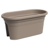 Venezia Balcony Box 60 podłużna doniczka na balustradę taupe
