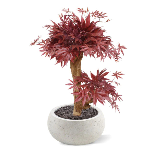 Sztuczny Klon Bonsai 60 cm burgundy