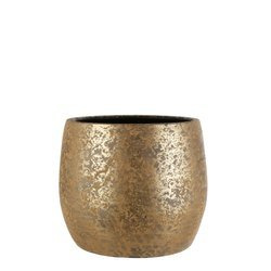 Clemente 19/15 złota doniczka ceramiczna
