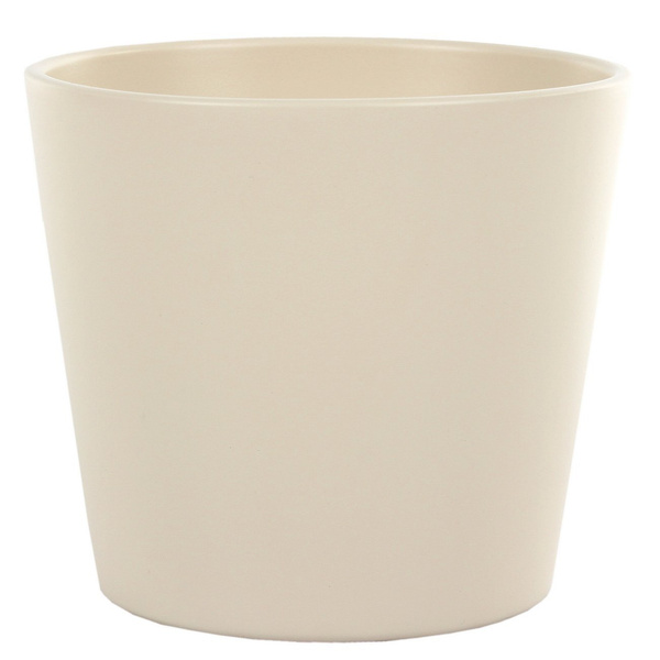 VASA 16/15 (MK13/12) osłonka ceramiczna do hydroponiki kremowa matowa