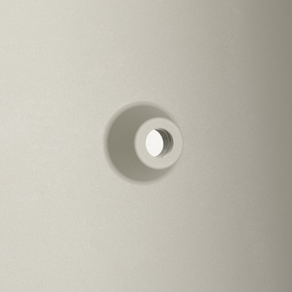 Vivo Structure 40x40/41 donica kwadratowa szara niska popielata warm grey