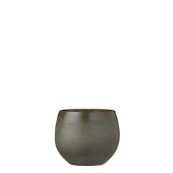 DOURO 18/15 cm zielona osłonka kula ceramiczna