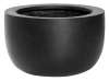 Sunny L 45/27 czarna donica płaska kamienna