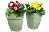 Vibia Flower Twin 21 doniczka dwustronna balkonowa pistacjowa pistachio green