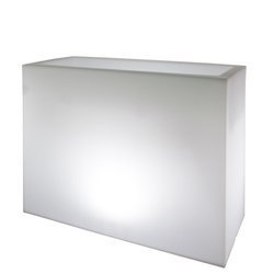 KUBE CASETTA HIGH 100x40/70 donica podświetlana prostokątna wysoka na zewnątrz