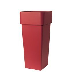 DUO Quadro 38x38/80 donica wysoka kwadratowa z wkładem ceglana