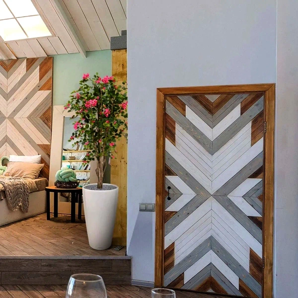 Sztuczna Bugenwilla z różowymi kwiatami 150 cm drewniany pień