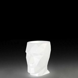 ADAN NANO Vondom 13x17/18 doniczka designerska głowa podświetlana LED