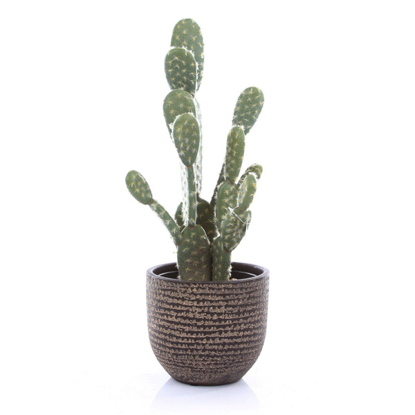 Carrie 14/12 osłonka ceramiczna brązowa tekstura