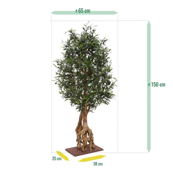 Sztuczna Oliwka Bonsai 150 cm deluxe