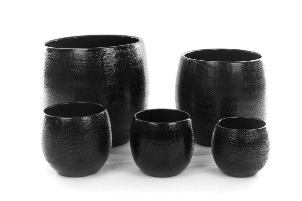 Porto 18/18 chropowata osłonka ceramiczna czarna