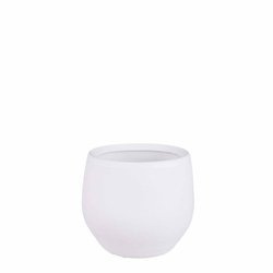 DOURO 20/18 cm doniczka ceramiczna biała